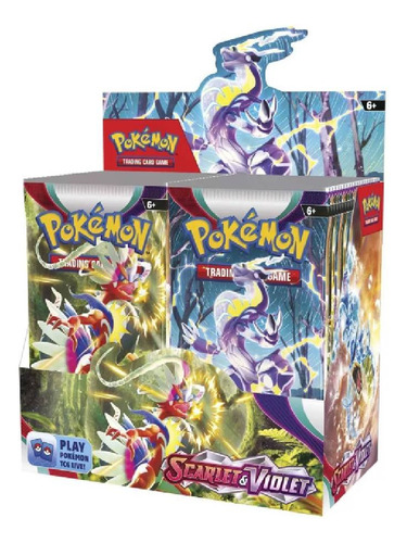 Pokemon Tcg Display 36 Sobres Escarlata Y Purpura (español)