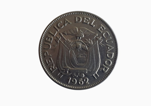 Moneda Ecuador 1962 20 Centavos