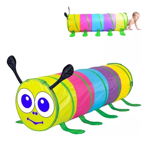 Túnel Carpa Multicolor Oruga 186