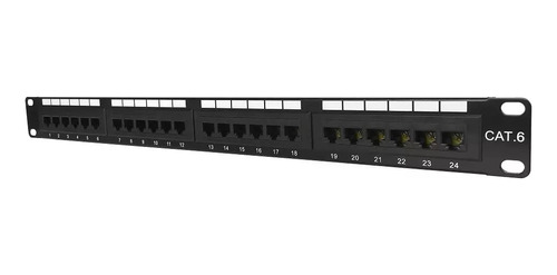 Patch Panel Marca Wireplus De 24 Puertos Cat6 Cat6e Cat 6e