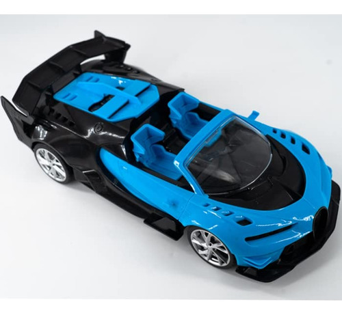 Chxingfeng Rc Sports Roadster - 1/16 Blue Electric Hv78d
