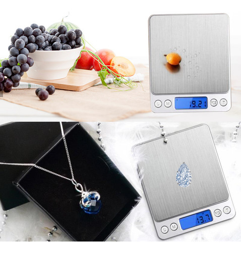 Báscula De Cocina De 3 Kg/0,1 G: Accue Para Cocinar Y Hornea