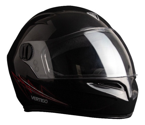 Casco Moto Vertigo V32 Line Negro
