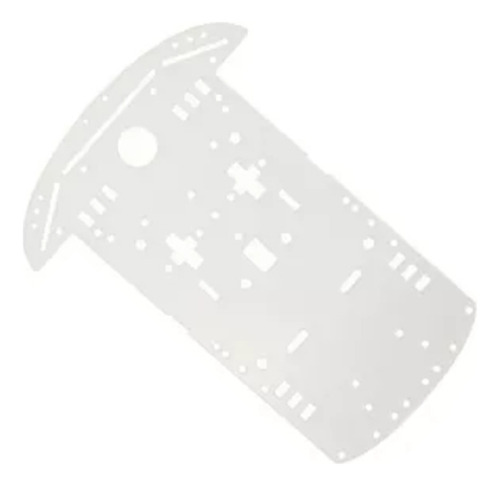 Chasis De Acrilico Para Carro Robot 2wd Arduino 1pza
