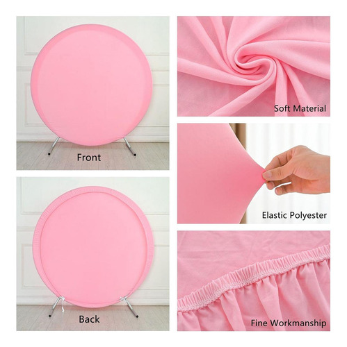 Funda Redonda Para Telón De Fondo, Soporte En Forma De Arco