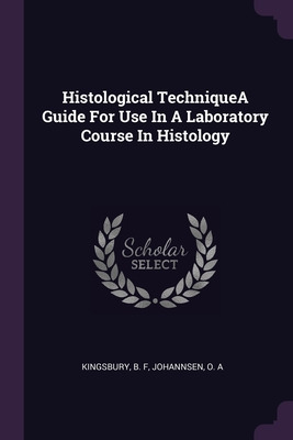 Libro Histological Techniquea Guide For Use In A Laborato...