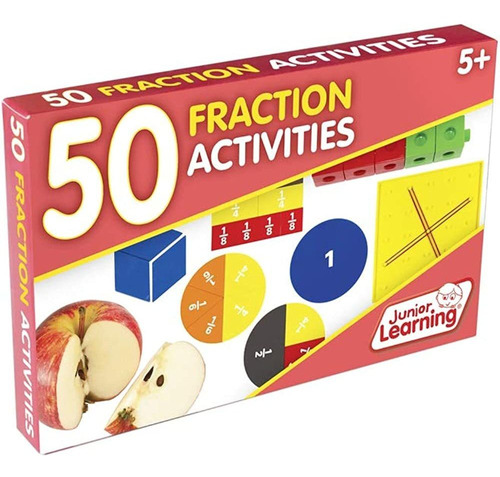 Aprendizaje Junior Jl331 50 Actividades De Fracción, Multi