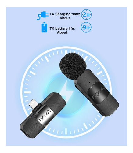 Micrófono Lavalier Inalámbrico By-v20 Para Transmisión En V
