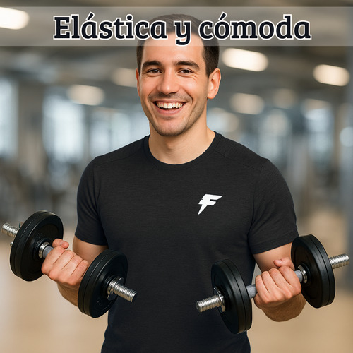 Remera Training Deportiva Running Hombre Dry Fit Maratón
