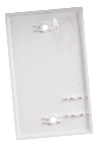 20 Placa De Pared Ciega Universal Color Blanco