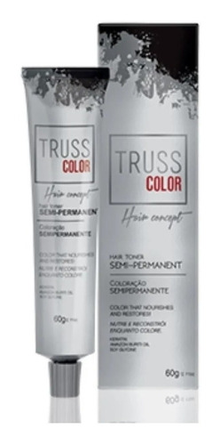 Kit Tinte Truss Professional  Colores truss Truss cor semipermanente tom 7.7 loiro marrom para cabelo