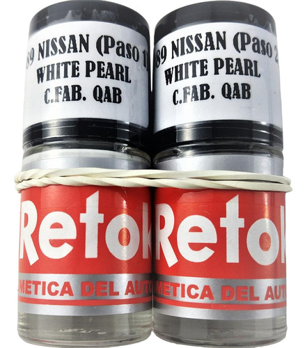 Pintura Nissan White Pearl Tricapa C. Fabrica Qab  Retoke