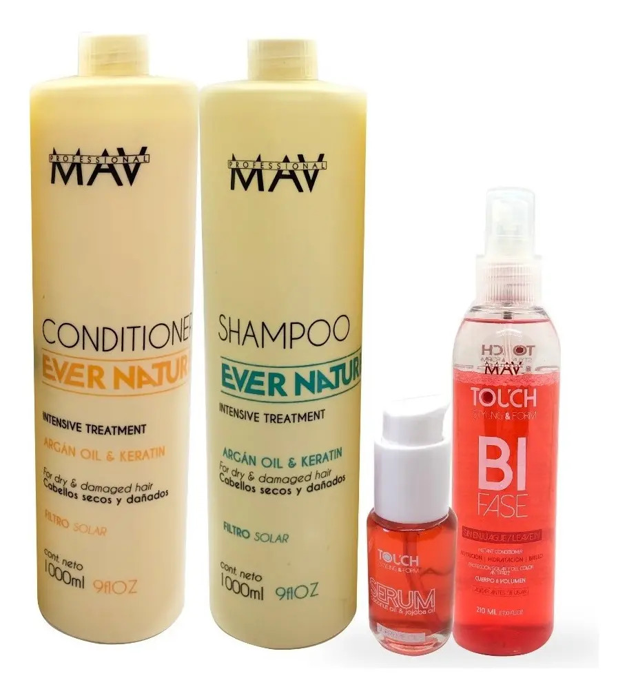 Shampoo Acondicionador Argan Mav Hidratación 2165 Ml