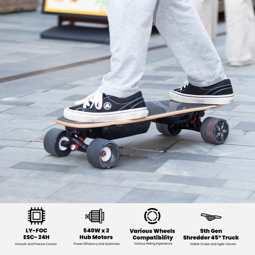 Meepo Mini5 Mini3s Patineta Eléctrica 29 Mph 11 Miles Mmg