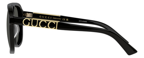 Lentes Sol Gucci Gg1188s Iconic Pilot Polarized Italy 58mm