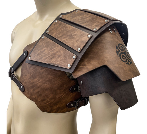 Medieval Unilateral Shoulder Armor Vintage Cosplay