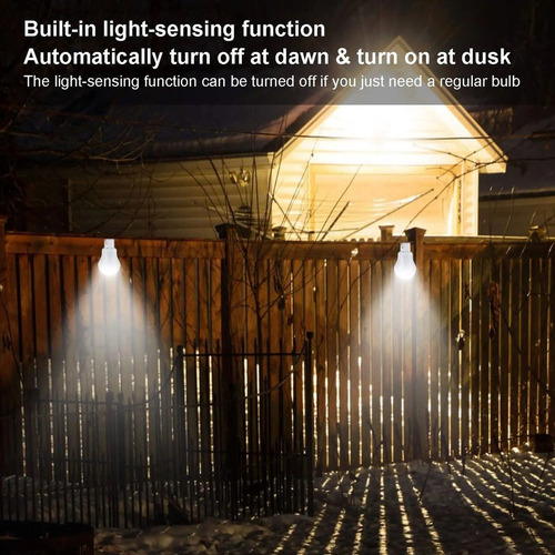 2 Luces Solares Led Para Gallinero