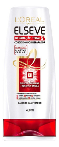 Condicionador Reparação Total 5 400ml Elseve