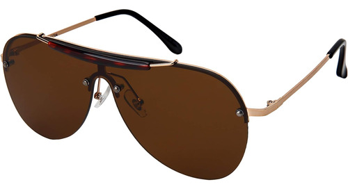 Edge I Wear Sweat Bar Flat Top Aviator Gafas De Sol Hombres