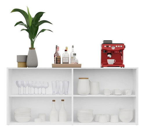 Aparador Buffet Suspenso Multimóveis Veneza Fg3594 Branco