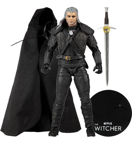 Figura The Witcher Netflix Mcfarlane Geralt Of Rivia 