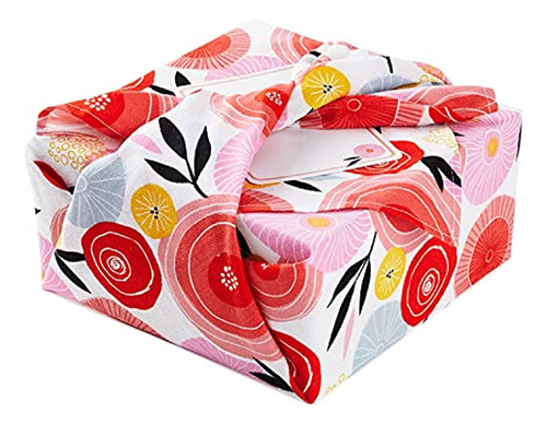 Papel De Regalo De Tela Reutilizable Hallmark (1 Hoja: 26  X