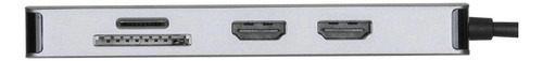 Docking Station Targus Dock423tt Usb-c Doble Hdmi 4k Plata