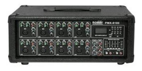 Consola Amplificada 8 Canales Bluetooth/usb/mp3/aux Romms Pm