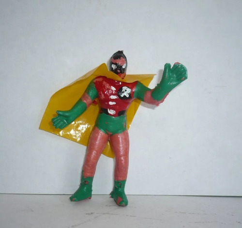 Luchador Batman Spiderman Santo Juguete Lucha Libre Bootleg