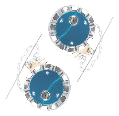 2 Tapa Ga Combustible Diesel Bloqueo 4 Llave Rosca 3