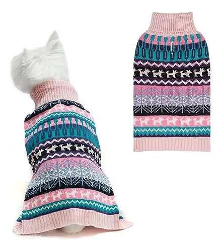 Suéter Para Perro - Abrigo De Invierno Ropa Con Rayas Colori