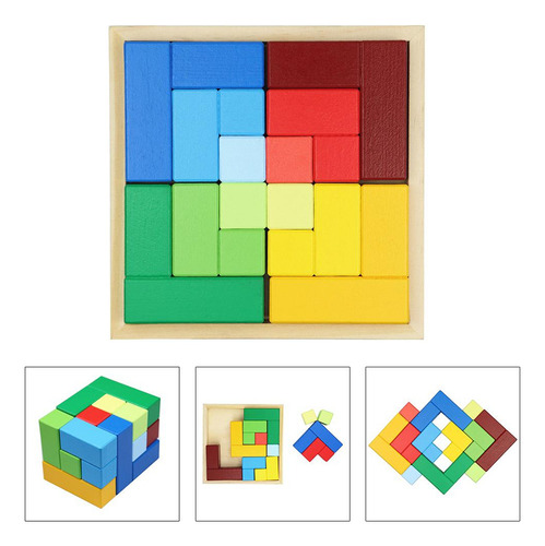 Bloques De Construcción Puzle Brain Teaser Juegos De Viaje