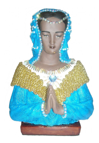 Busto Santa Sara Em Gesso - 25cm