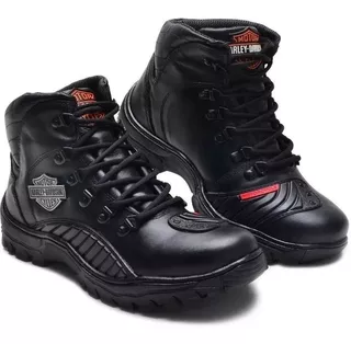 Bota Harley Davidson Em Couro Motocycle Lançamento 2020