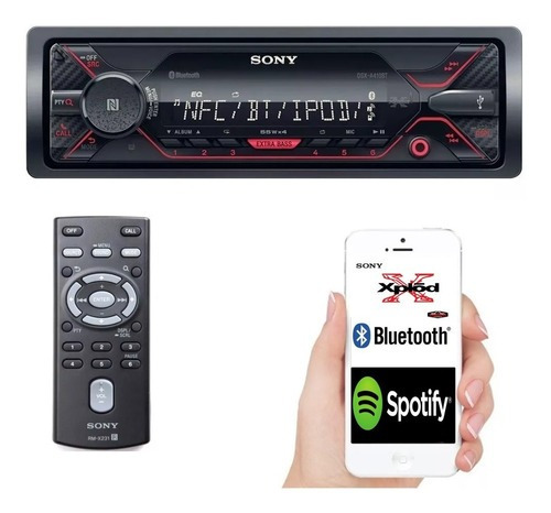 Radio MP3 Sony Xplod DSX-a110 con entrada USB y auxiliar