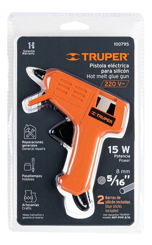 Pistola Para Silicón De Barra Delgada Truper 100795