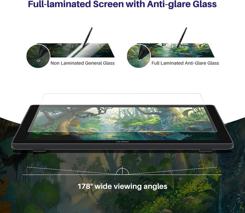 Huion Kamvas 24 Plus 2.5k Qhd Tableta De Dibujo Gráfico