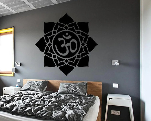 Vinilo Adhesivo Decorativo Pared Yoga Meditacion Om 27