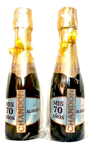 15 Souvenirs Chandon Miniatura 187ml Personalizados Premium