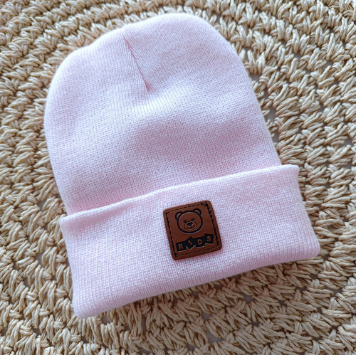 Gorro De Lana Para Bebe Gorrito Invierno Bebe Rosa Claro Dolly 8 Unico Lana Cashmilon