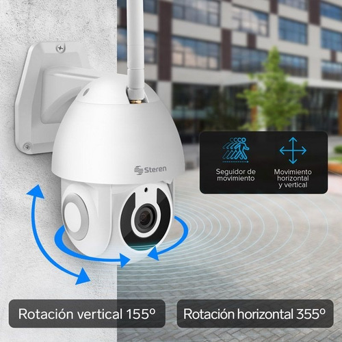 Cámara Seguridad Wifi Ethernet Full Hd Exterior Steren Cctv