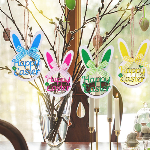 Colgantes Con Forma De Huevo De Pascua Con Forma De Conejo P