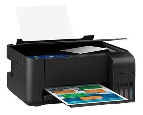 Impresora a color multifunción Epson EcoTank L3210 negra 220V