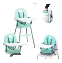 Comprar Silla De Comer 3 En 1 Booster Plegable Bebe 660 Love Color Verde