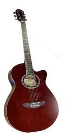 Guitarra Electroacustica Leonard Eq Color Marron La262waeq