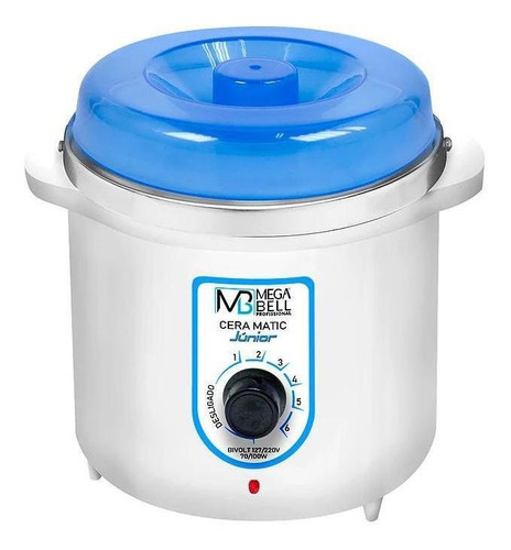 Panela Termocera Mega Bell Branco/azul - 900g