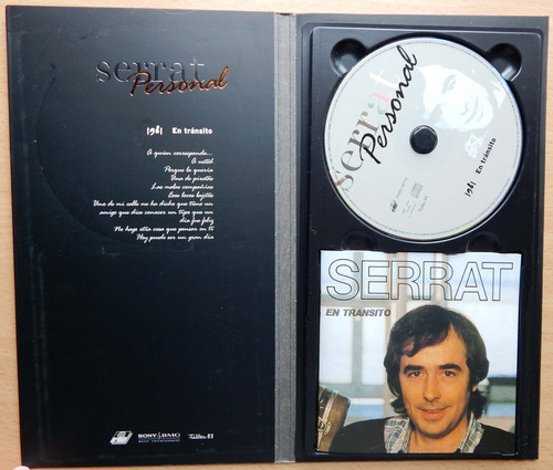 Joan Manuel Serrat Personal - 1981 En Tránsito Cd Sony Music (Usado)