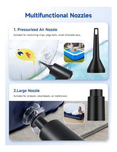 Soplador De Polvo Y Polvo Inalámbrico Usb Portátil