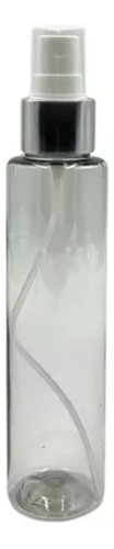 Envase 150ml Perfume Atomizador De Lujo Color Plata 30pz