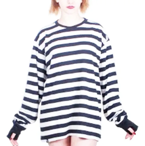 Remera manga larga a rayas sale